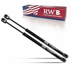 RWB 17.2 Inch Gas Shock Struts – Heavy-Duty 40 Lbs Lift Support for Universal Use | Fits Storage Beds Basement Doors Hatches and Tool Boxes - 2 Pieces