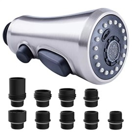 Hibbent Universal Kitchen Pull Out Spray Head Replacement Sink Faucet Basin Mixer Tap