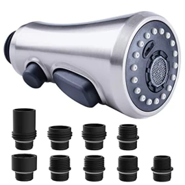 Hibbent Universal Kitchen Pull Out Spray Head Replacement Sink Faucet Basin Mixer Tap