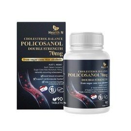 Health-N Cholesterol Balance Policosanol 70mg 90 Tablets / 헬스엔 콜레스테롤 발란스 폴리코사놀 70mg 90정