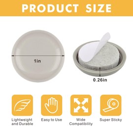 WIZARD SLIDERS Appliance Sliders 1 inch, 24pcs Self Adhesive Small Kitchen Appliances Movers, Round Moving Pads,Best Countertop & Floor Protector for Furniture