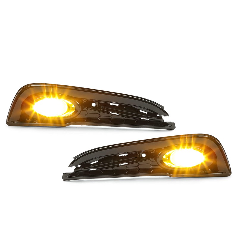 Kojem Pair Fog Lights Compatible with 2013-2015 Honda Civic 4-Door