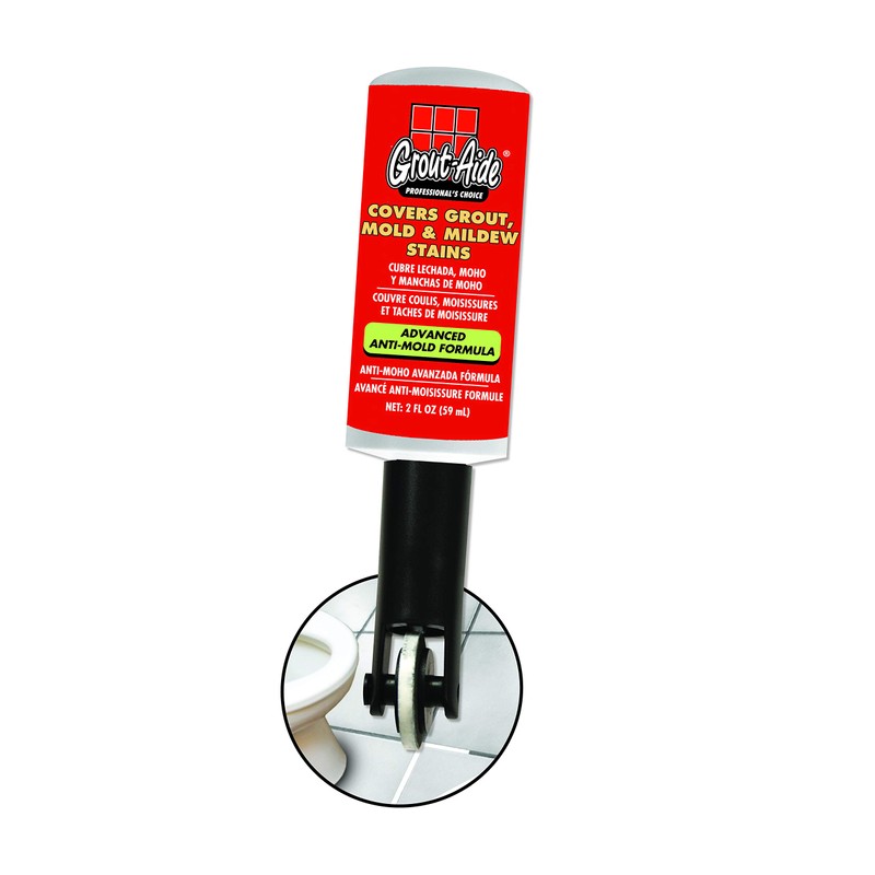 Grout-Aide 2 oz. Bottle with 2-in-1 Applicator, Fiber Nib for