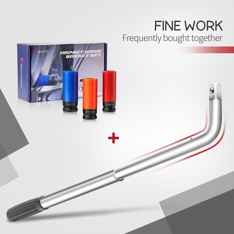 ColumPRO Wheel Brace for Car, Wheel Nut Removal Tool for