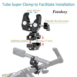 Bike Handlebar Grip Tube Clamp Mount for Insta360 One X3/One X2/One RS/GoPro Hero 11/Hero 10/Hero 9/Hero 8/Hero 7