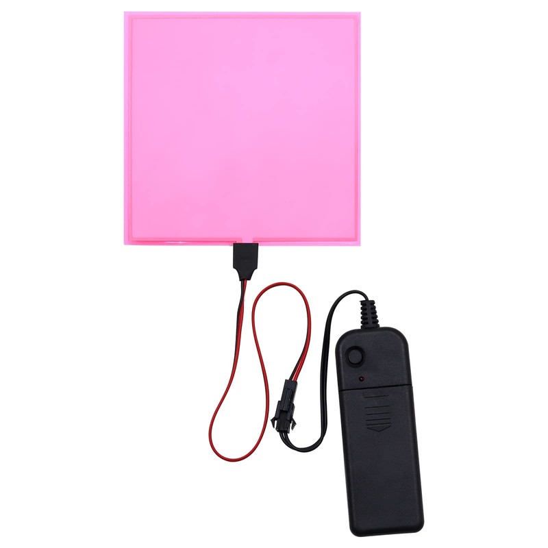 jose2015 Electroluminescent Panel 10x10CM,Cuttable DIY Electroluminescent El Panel Light,3 Modes