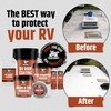Liquid Rubber RV Roof Sealant- Professional-Grade Solar Reflective Flexible Waterproof