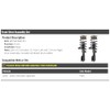 Front Strut and Coil Spring Assembly Set of 2 -