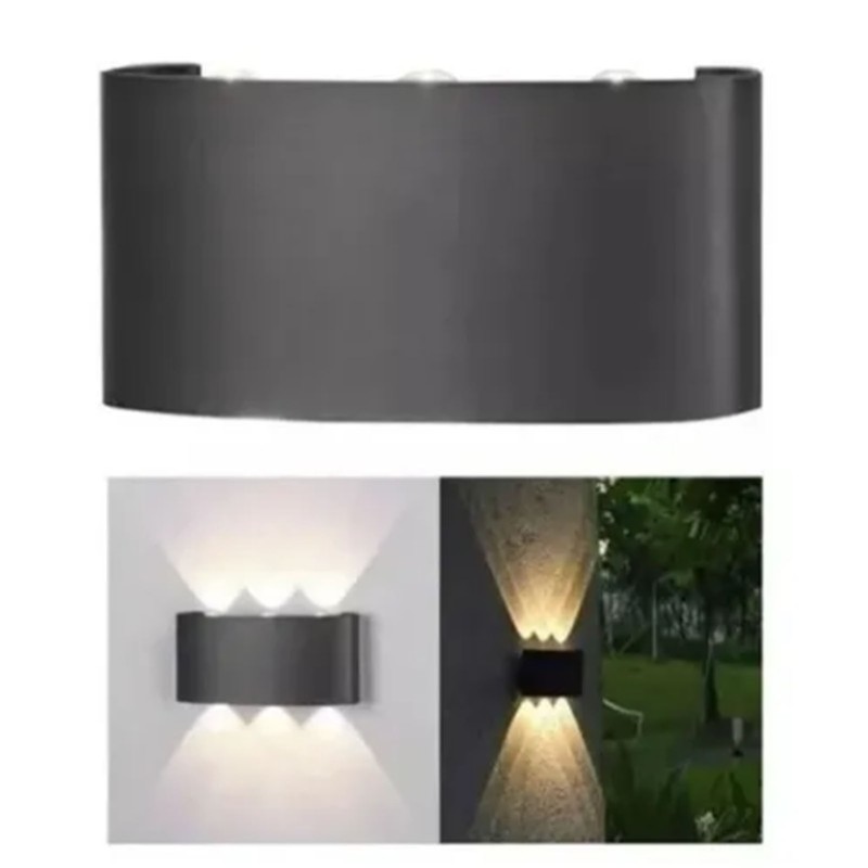 Outdoor LED Wall Lights 6 LEDs Patch Light Source Aluminum