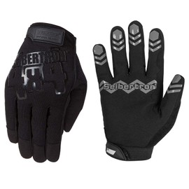 Seibertron Anti Slip Basketball Gloves - Unweighted Ball Handling Gloves for Training or Driving Black Youth M