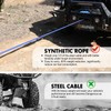 ZESUPER 3/8" x 100ft Synthetic Winch Rope Dyneema 12 Strand