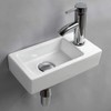 Small Bathroom Sink Wall Mounted Bathroom Sink Rectangle Ceramic Wash