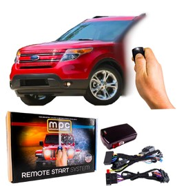 MPC OEM Remote Activated Remote Start Compatible with 2011-2015 Ford Explorer Key-to-Start Use Your Factory Remotes to Start - Plug & Play - Firmware Preloaded