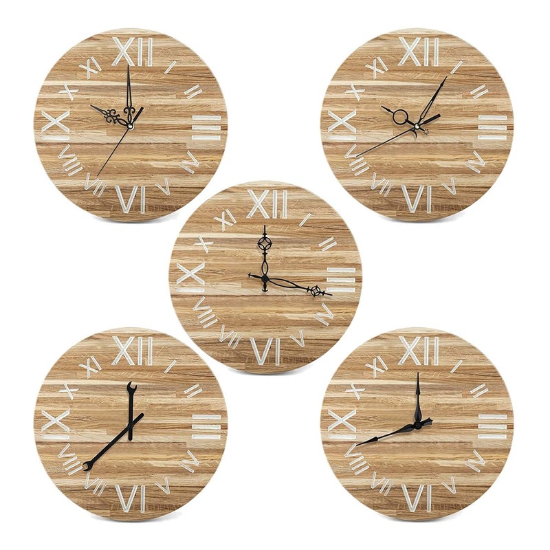 Oidnvay 14 Styles Clock Movement Mechanism,Non-Ticking Clock Hands,DIY Repair Parts