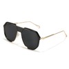 SODQW Retro Oversized Aviator Sunglasses for Women Men Square Double