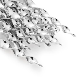 OFFO Large Bird Scarer Rods, 15.7 in (30 PCS) Reflective Bird Device Outdoor Bird Scarer to Keep Pigeon and Woodpecker Away from Garden or Yard, Silver