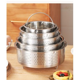 Steamer Basket for Cooking, Stainless Steel Vegetable Steamer Basket Insert for Pressure Cookers Pots Accessories (Outer Dia.20cm/7.8")