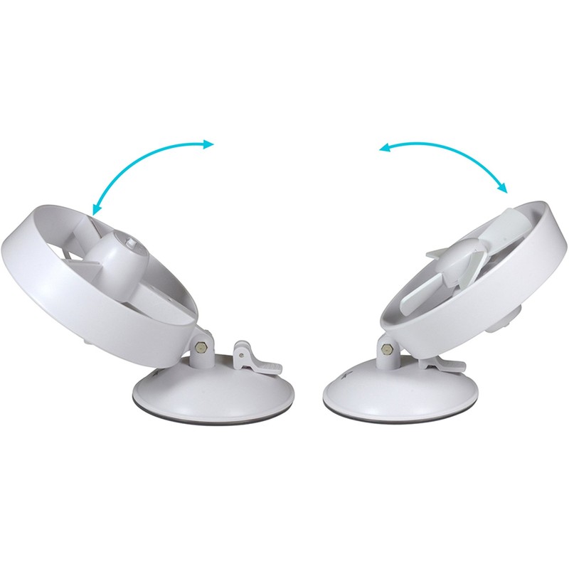 AntilaTech Quiet 2-Speed USB Desktop Mini Fan with Suction Cup-Study/Office/Travel