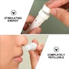 WOONEKY 10 Pack White Essential Oil Refillable Aromatherapy Tubes Compact