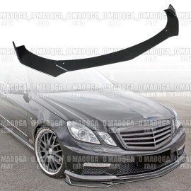 MQ For Mercedes W212 E-Class Carbon Fiber Look Front Bumper Lip Splitter