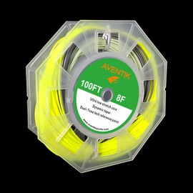 (WF4F) - Aventik Fly Line WindCutter InTouch Single Hand Spey Floating Ultra Low Stretch Loading Zoom Welded Loops Line ID 27m - 30m Three Coloured