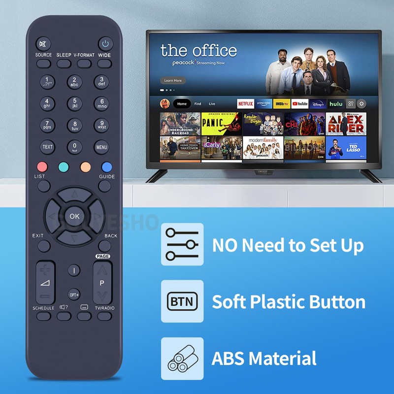 GOUYESHO RM-G01 Replacement Remote Control Suitable for Humax HD Nano