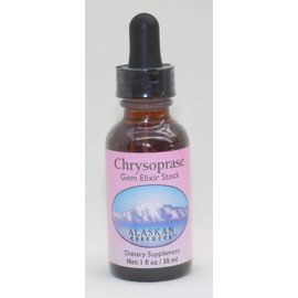 Alaskan Essences Chrysoprase Gem Elixir 1 oz Size