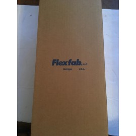 FlexFab air duct 6.5" X 6' Long With Stainless Steel Clamps