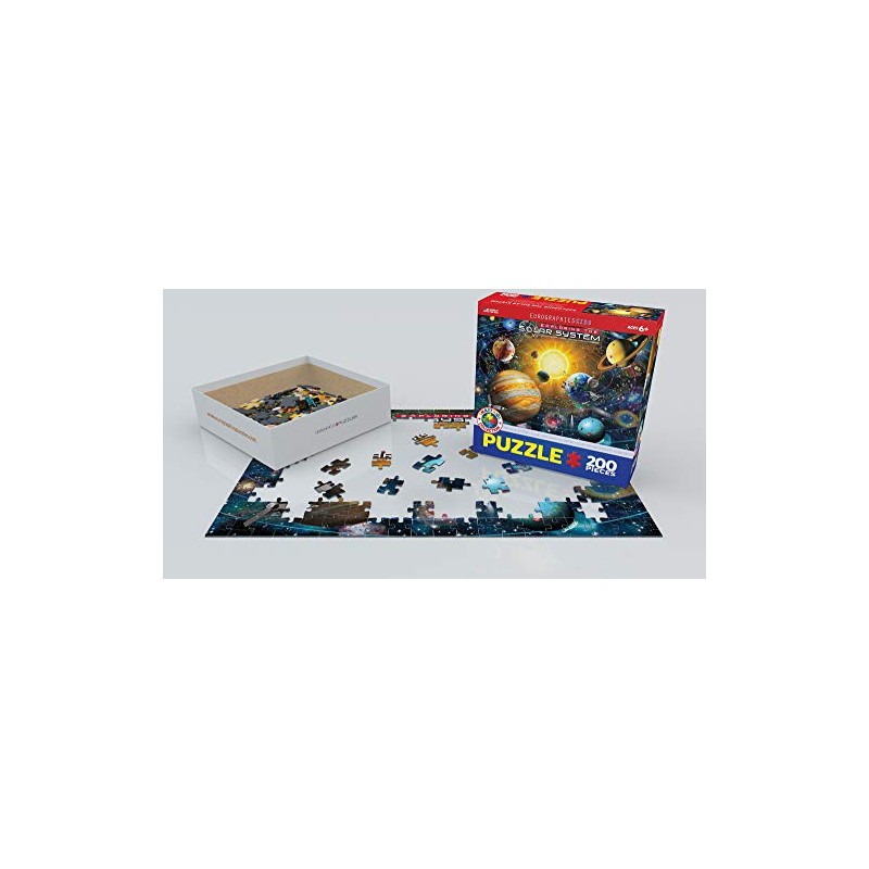 EuroGraphics Exploring The Solar System 200 - Piece Puzzle