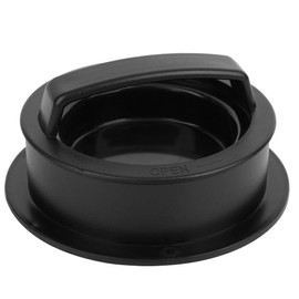 Ausla Burger Meat Press Hamburger, 3 in 1 Funktion Haushalt Küche Liefert Schwarze ABS -Kunststoff, Bietet Professionelle Ergebnisse, Nicht -Stick Design, Multifunktional, Einfach zu Machen aus ABS