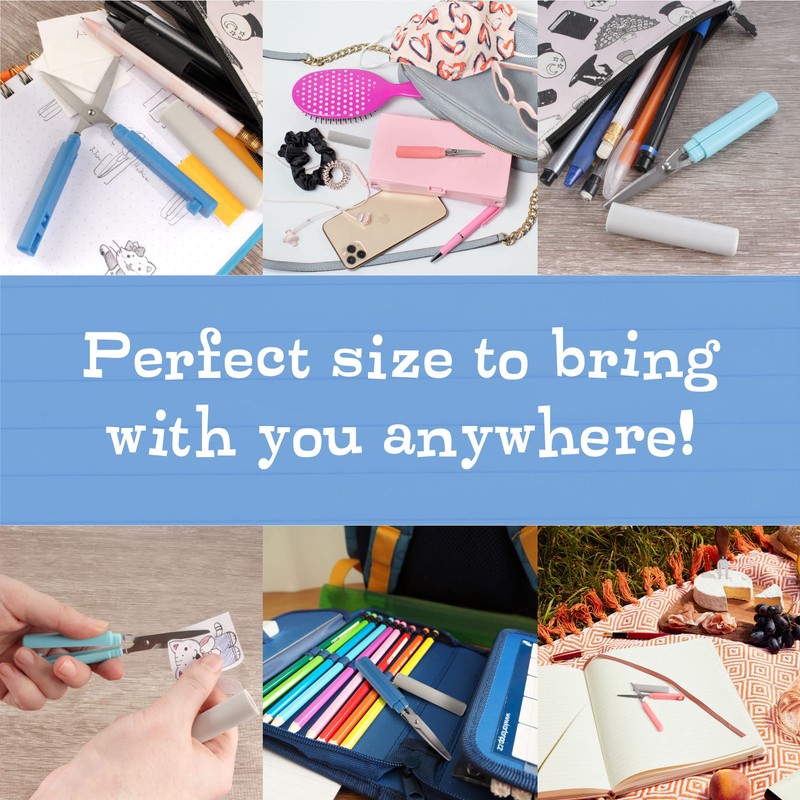 Mini Pen Portable Travel Scissors - Garden Kitty - 1