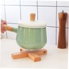 Ciieeo Detachable Wooden Pot Mat Heat Insulation Pad Scalding Casserole