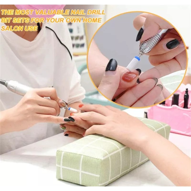 TO 5 Puntas Brocas De Ceramica Retiro De Gel Manicura