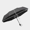 Umbrella UV Protection Windproof Automatic Foldable Portable Auto Stripe Black