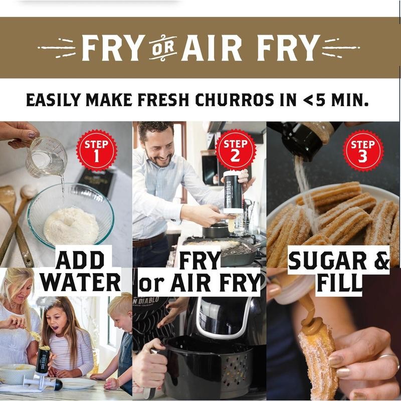 Classic Churro Mix: Just-Add-Water Dough Mix - Size: 3-Pack