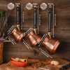 12 Oz Copper Turkish Greek Arabic Coffee Pot with Copper