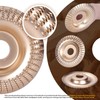 BLEKOO 5PC Angle Grinder Wood Carving Disc Set, 4" &