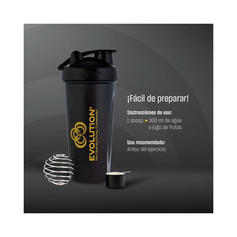 Monohidrato de Creatina Evolution Nutraceutical Bote Natural Soluble 500 Gramos