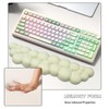 Ergonomic Memory Foam Cloud Keyboard Wrist Rest - Green Support