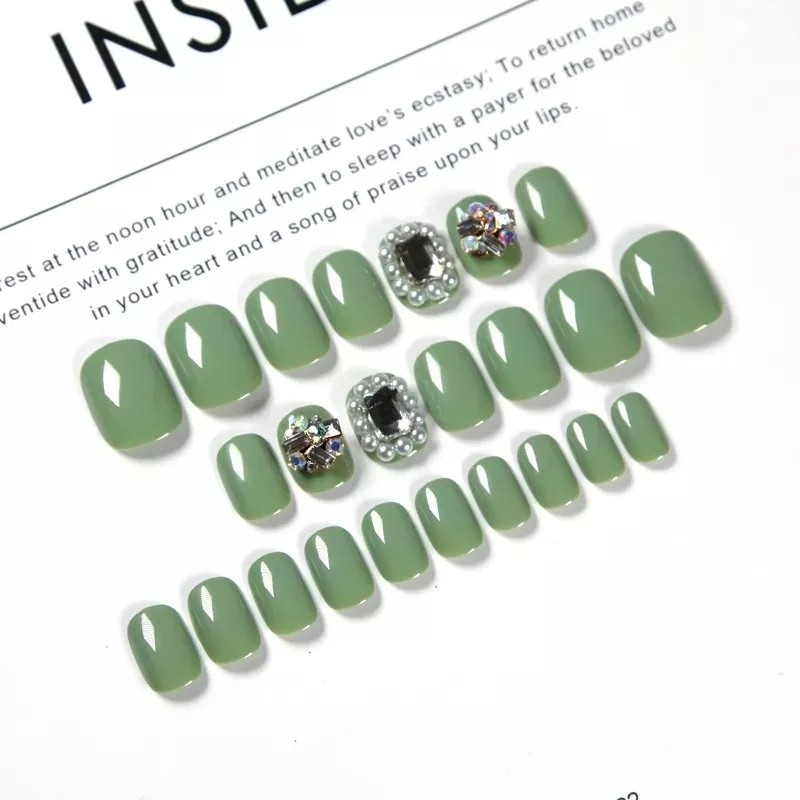 Press on nails uñas adhesivas postizas express Uñas Cortas Postizas