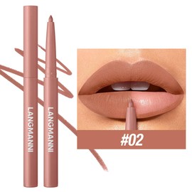 MIRUOKOU Lip Liner Matte Tint Trip Pencil Lip Long Lasting Color Retention Waterproof 02#