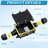 IP68 2-Way Waterproof Junction Box Outdoor Waterproof Cable Connector with