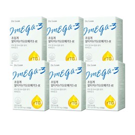 Dr.Lin Supercritical Altige rTG Omega 3 Alpha 30 capsules, 6 pcs. / 닥터린 초임계 알티지 rTG 오메가3 알파 30캡슐, 6개
