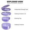 2-in-1 Retainer Case & Denture Cup for Soaking Dentures –