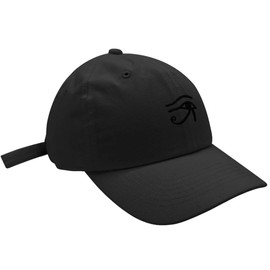 JPAK Eye of Horus Baseball Cap Embroidered Cotton Dad Hat - Eyes Vision Black