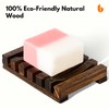 Urbanstrive Natural Wooden Soap Dish Soap Saver Holder Soap Tray
