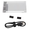 Transparent Hard Drive Enclosure External SSD Hard Disk Case for
