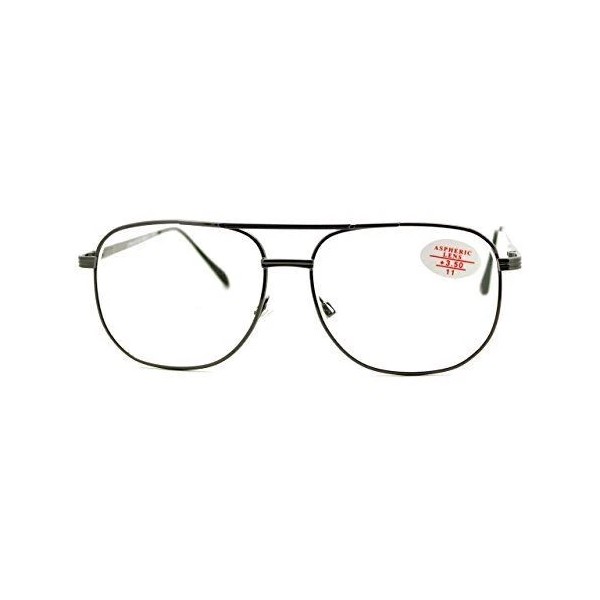 Calabria Clear Lens Glasses Bifocal Reading Lens Vintage Square SpringHinge