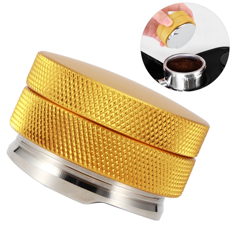 Height Adjustable Stainless Steel Coffee Power Tamper Distributor Leveler Tools