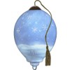 Ne'Qwa Art 7211110 Bundled in Love Hand-Painted Blown Glass Ornament,